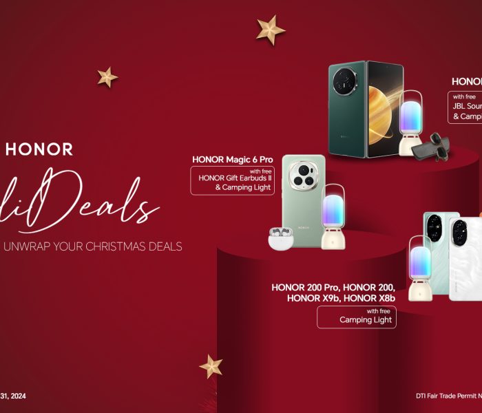 HONOR Unwraps Holiday Deals, Get Up to P15,000 Worth of Exclusive HONOR Freebies