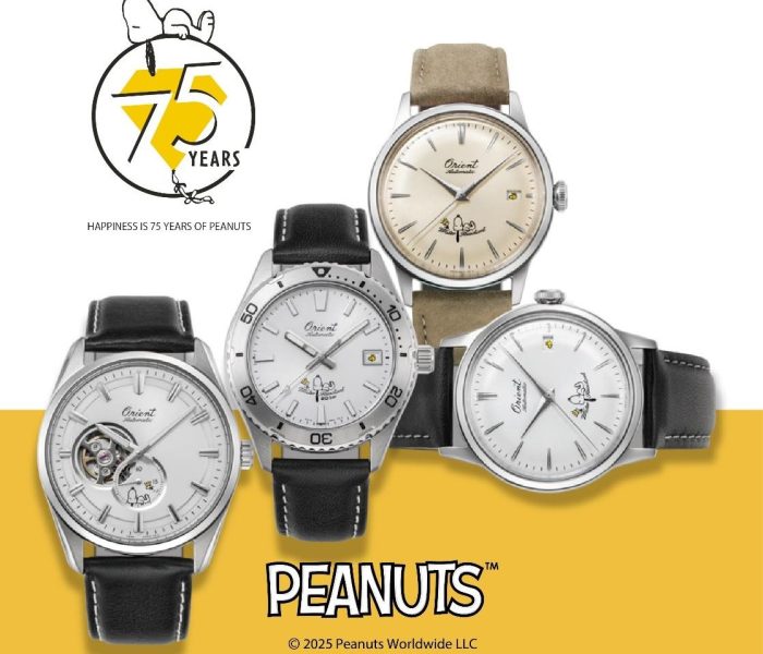 Orient Launches New Collaborative Models with Peanuts to Commemorate Orient’s 75th Anniversary