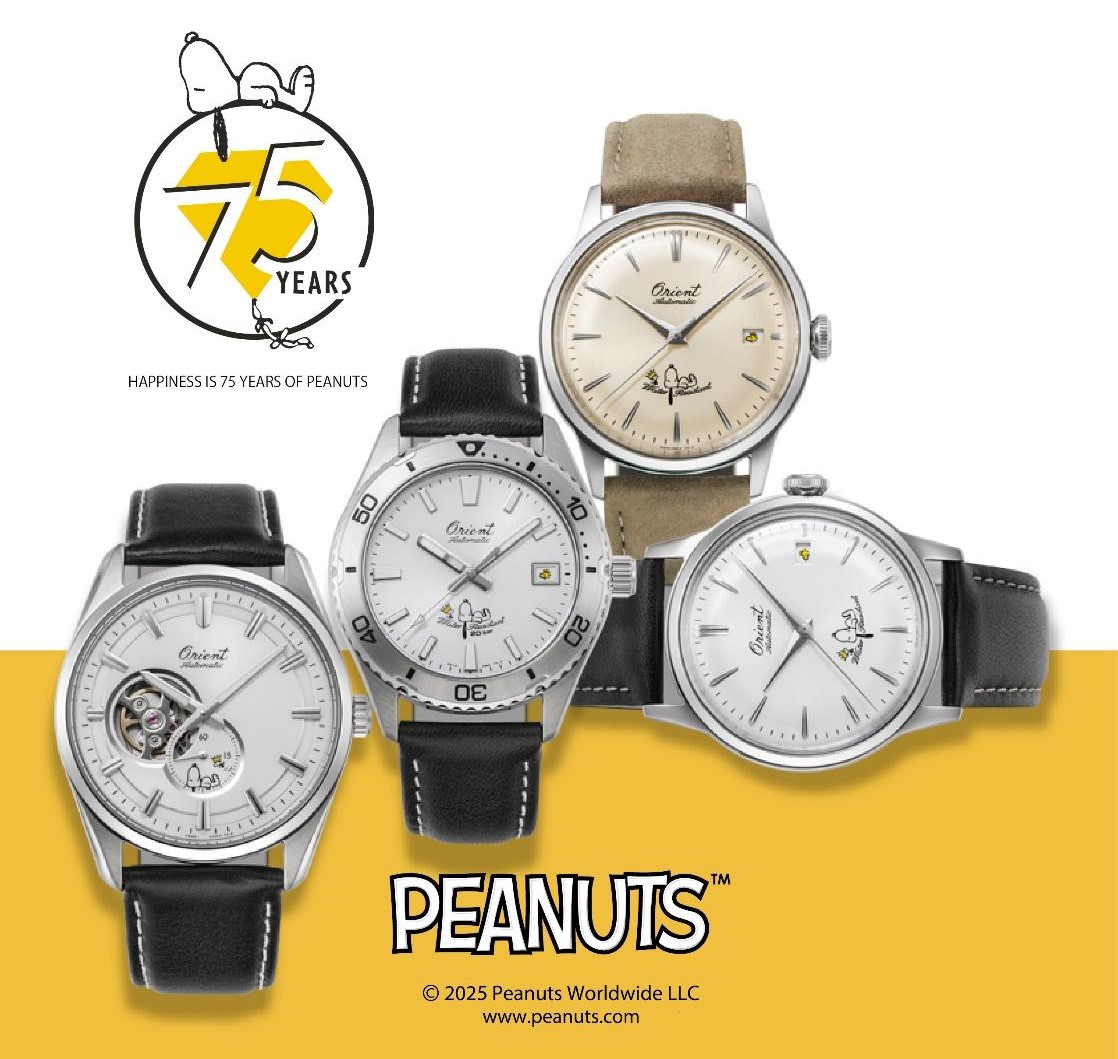 Orient Launches New Collaborative Models with Peanuts to Commemorate Orient’s 75th Anniversary