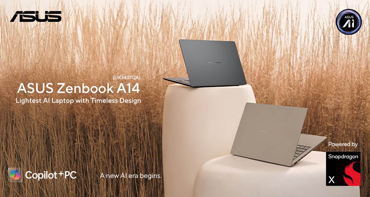 ASUS Zenbook A14: The Lightest Zenbook AI Laptop is in the Philippines